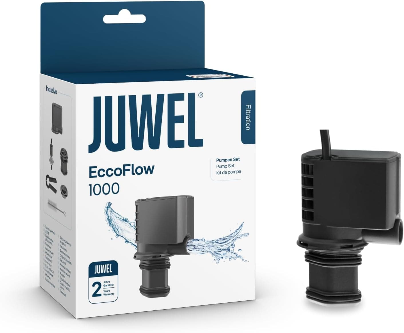Pompa per acquario Juwel EccoFlow 1000 nera con confezione