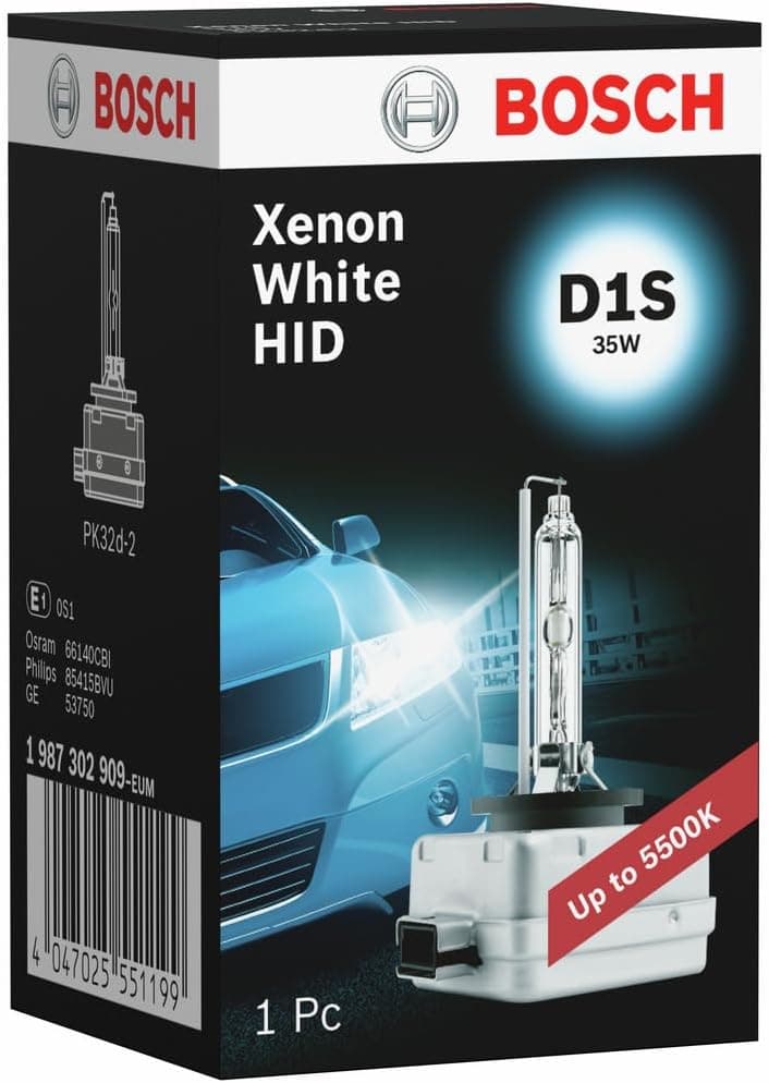 Lampadina allo xeno Bosch Xenon White D1S con attacco PK32d-2
